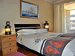 Private en-suite accommodation at SaltyCrax Backpackers in Bloubergstrand