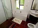 Large and beautifully tiled bathrooms