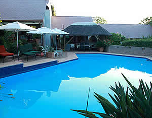 Hazelwood House self catering and B&B accommodation in Stellenbosch, swimming pool