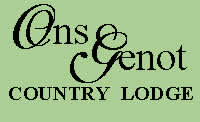 Ons Genot Lodge accommodation in Stellenbosch